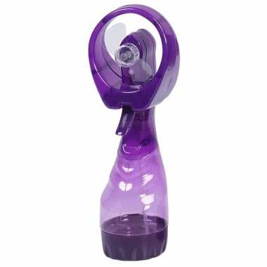 4x stuks waterspray ventilatoren paars 28 cm