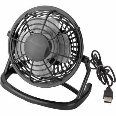 Mini ventilator usb zwart