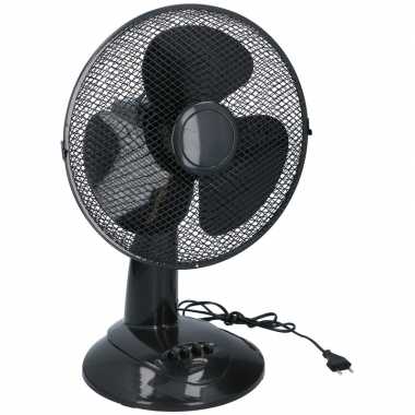 Tafel ventilator zwart 30 cm