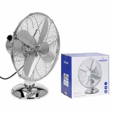 Tafelventilator zilver 30 cm
