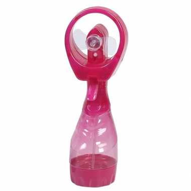 Waterspray ventilator roze 28 cm